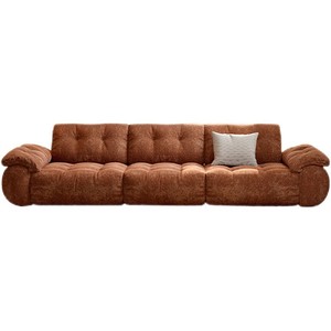 Sofá Recto para el Hogar con Respaldo Alto Ajustable, Asiento Extra Ancho para Decoración Moderna de Sala de Estar - Product Image 1