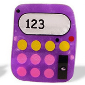 Lightweight Zi School Acrylic Hair Clips Calculator Pencil Apple Design Women Cartoon Back To School - Product Image 6