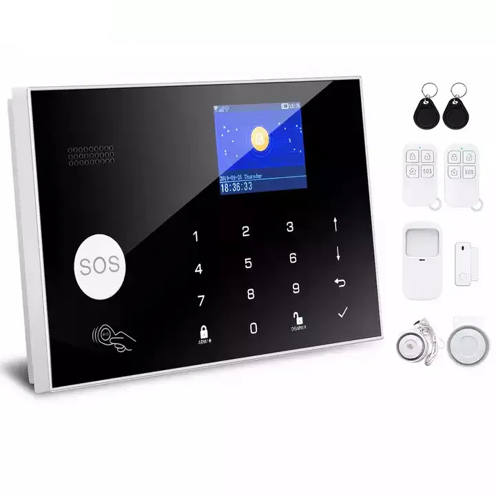 Cheap Factory Price Wifi Gsm Home Burglar Security Pir Alarm System Wireless for Homes