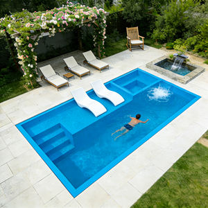 Piscina Prefabricada de Fibra de Vidrio de la Mejor Calidad, Personalizada, para Exteriores, Resistente a Pinchazos, Grietas y Rayos UV - Product Image 1