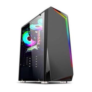 Atx pc con ventilador refrigerado cpu gabinete <span class=keywords><strong>a</strong></span> prueba de polvo gamer computadora caso gaming caja de la computadora - Product Image 3