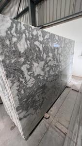 Azulejo de mármol de losa grande verde nieve de diseño moderno de calidad superior Piedra natural Acabado liso Proyectos exteriores interiores pulidos - Product Image 5