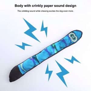 Thân Thiện Với Môi Sang Trọng Con Chó <span class=keywords><strong>Chew</strong></span> Đồ Chơi Khó nhằn Sang Trọng Con Rắn Phong Cách Với Squeaker Crinkle Cho Mèo Tương Tác Dễ Thương Pet <span class=keywords><strong>Chew</strong></span> Đồ Chơi - Product Image 2
