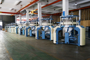 Machine à tricoter circulaire jacquard haut de gamme en tissu à poils de fourrure artificielle jacquard - Product Image 2