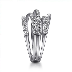 Anello con Codice Morse per Donne, Gioiello da Dito Scintillante Stile Hip Hop - Product Image 4