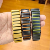 Montres numériques personnalisées rétro-futuristes Y2K pour hommes, bracelet en plastique, affichage LED, étanches, montres électroniques pour hommes