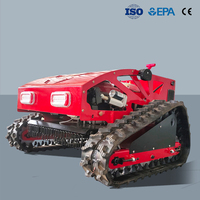 Traktor Mini Robot Pemotong Rumput Otomatis RC Zero Turn Efisiensi Tinggi Bersertifikasi CE EPA, Mesin Pemotong Rumput Bensin Pintar