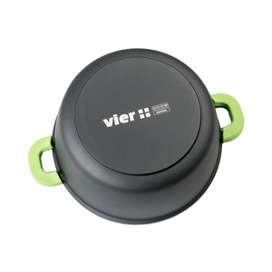 28 cm Diameter * 12cm Height Die-cast aluminium <b>Stock</b> <b>pot</b>, Xylan coating, full induction bottom . Capacity 7,39 L. - Product Image 2