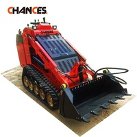 Mini chargeuse sur chenilles Skid Steer directement de l'usine avec moteur diesel Kubota Certifié EPA Servo Joysticks de contrôle hydraulique