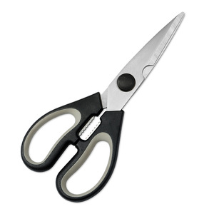 Kitchen Scissors Stainless Steel Straight Head Black And Gray Home Use Multi Purpose Cutting Tool - Product Image 3