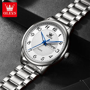   Reloj de Cuarzo Luminoso a Prueba de Agua para Hombre de Negocios, Clásico, con Movimiento Japonés, de Acero Inoxidable, con Logotipo Personalizado, de Lujo, 5667 - Product Image 2