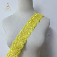 Bordure en dentelle brodée de perles et de sequins, fleurs brodées, accessoires de couture DIY pour robes