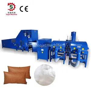 Factory direct plc automatic pillow stuffing machine fiber opening and pillow filling machine for sale