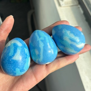 Venta al por Mayor de Bolas de Cuarzo Pulido de Piedra Azul de Alta Calidad para Sanación Reiki, Regalo para el Hogar y la Oficina - Product Image 3