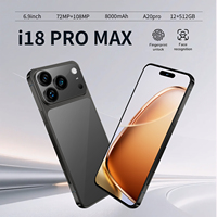 Siap Kirim Smartphone 18 Pro Max Android 15 5G Dual SIM Pengenal Wajah