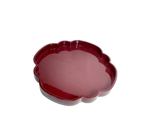 Luxury Glossy Lacquer Serving Tray, Elegant Rectangular Wooden Coffee <b>Table</b> Tray for Drinks Snacks Organization - Product Image 2