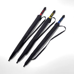 Fiberglass Automatic Opening Golf Polyester <b>Umbrella</b> Novelty Pongee Uv Proof Coating <b>Windproof</b> With Custom Logo for the Rain - Product Image 5