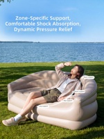 Canapé gonflable d'extérieur, chaise longue portable, canapé gonflable imperméable pour le camping, le pique-nique, la cour, la plage, la relaxation