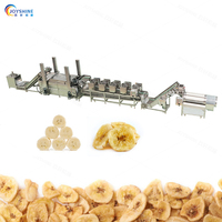 Machine à fabriquer des chips de banane, ligne de production de chips de plantain, trancheuse électrique, coupeuse automatique, ligne de production de friture automatique, acier inoxydable, 100 kg/h