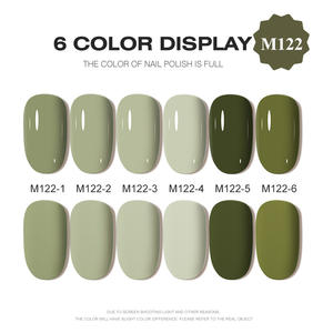 AILANUO Ensemble de 6 couleurs de gel pour ongles Lampe LED UV professionnelle Vernis à gel Aimant pour bricolage Logo personnalisé Bouteilles d'assistance de service OEM - Product Image 2