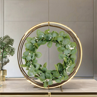 Personnalisation d'usine porte mur fête décoration mariage fleur plante guirlande feuilles d'eucalyptus guirlande