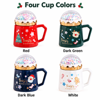 Mug/tasse en céramique à thème de Noël pour usage quotidien, gadgets tendance, ensemble cadeau pour toutes les occasions avec faible MOQ pour hommes/femmes/enfants