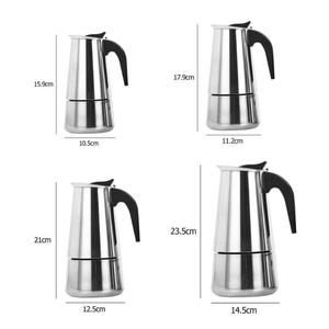 2026 100/200/300/450ml <strong>Stove</strong> Top Mocha <strong>Coffee</strong> <strong>Pot</strong> Moka Stainless Steel Espresso <strong>Coffee</strong> Maker Percolator Tool <strong>Coffee</strong> <strong>Pots</strong> - Product Image 5