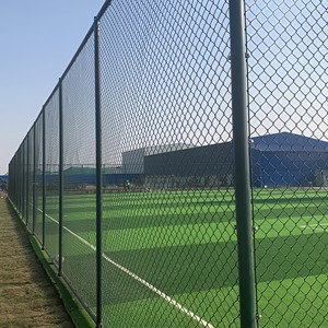 Ampliamente utilizado Baloncesto Fútbol Tenis Bádminton Cancha Escuela Deportes Parque infantil Valla de red de alambre de enlace de cadena de alta resistencia - Product Image 2