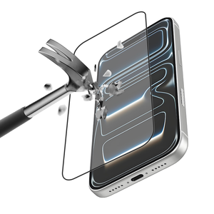Protector de Pantalla de Vidrio Templado con Revestimiento de Carbono Tipo Diamante 9H 2.5D Anti-Rayones para iPhone 17 18 Pro Max Air - Product Image 1