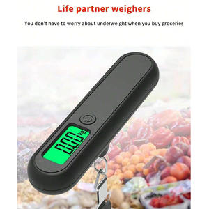 J&R Plane Travel Essentials Balance numérique portable <span class=keywords><strong>pour</strong></span> bagages avec écran rétroéclairé <span class=keywords><strong>pour</strong></span> valises - Product Image 6