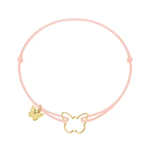 Pulsera de mariposa para mujer, brazalete de cadena de <span class=keywords><strong>acero</strong></span> <span class=keywords><strong>inoxidable</strong></span> chapado en oro, 18 k, 2022 - Product Image 1