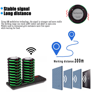 Nhà Hàng Không Dây Phân Trang Hệ Thống Quản Lý Hàng Đợi Vòng Mini Rung Máy Nhắn Tin - Product Image 5