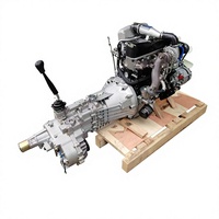 Ensemble complet de moteur diesel turbo 4JB1T 2.8L avec boîte de vitesses, groupe motopropulseur pour camionnettes Isuzu et JMC