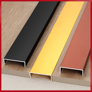 Garnitures dans les revêtements de sol Transition Bordure de porte Tapis <span class=keywords><strong>Plinthe</strong></span> Forme Seuil en aluminium Profilé métallique Réducteur de sol en aluminium - Product Image 2