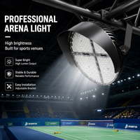 Projecteurs de stade 600W 5000K 240000lm, éclairage sportif de type projecteur, projecteurs LED 1500W pour mât élevé, 100-277VAC 60 °