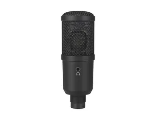 Bonne Qualité BM-66 Métal Kit Large Diaphragme Stéréo USB Microphone À Condensateur De Bureau Mic pour L'enregistrement