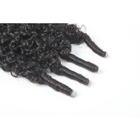 Extensions de cheveux au crochet style bohème, nœuds naturels, bouclés birmans, cheveux humains pré-séparés, sans perte, vente en gros