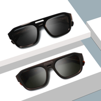 Vente en gros de lunettes de soleil haut de gamme de créateurs de mode lunettes de soleil vintage pour femmes lunettes de soleil personnalisées en acétate pour hommes