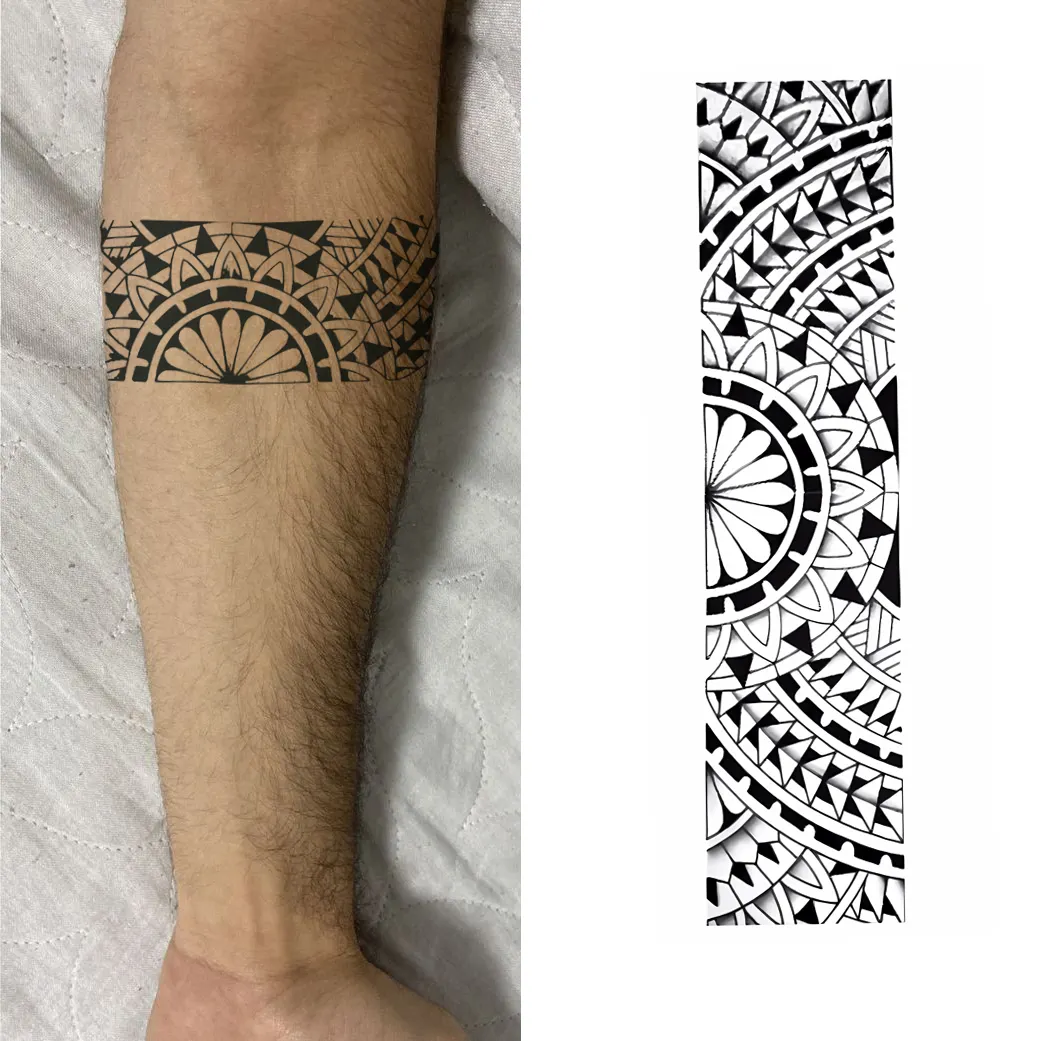 Sap Inkt Armband Tattoo Waterdichte Sweatproof Semi Permanente Tattoo Organische Veganistische Nep Tattoo Stickers