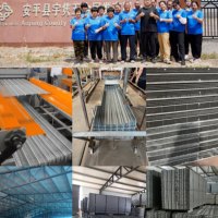 Marché américain chaud utilisant la latte de nervure en stuc 7/8 ''3/4'' profondeur de nervure hy latte de stuc de nervure plâtrant la latte de grillage en métal pour des plafonds de mur