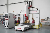 Fresadora CNC de 5 Ejes, Router de Grabado 360, Recorrido Z de 1200mm, Alta Precisión, para Esculturas 3D, Moldes y Tallado, Motor de Fresado CNC