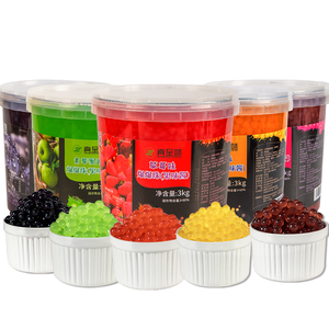 Perles éclatantes de Konjac jaunes de qualité supérieure de Taiwan, bon goût, saveur de fruit de la passion, 3 kg, prêtes à consommer - Product Image 6