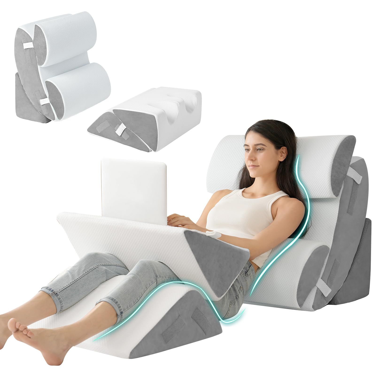 oreiller anti reflux plans et coussins de lit incl Oreiller compensé en mousse à mémoire de oreiller anti reflux plans et coussins de lit incl Oreiller compensé en mousse à mémoire de