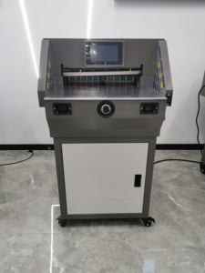 E460T 460mm 18 इंच A3 + बिजली कागज गिलोटिन कटर काटने की मशीन के साथ टच स्क्रीन फैक्टरी मूल्य - Product Image 2