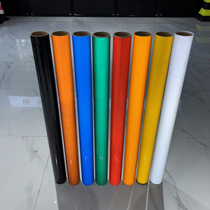 <span class=keywords><strong>Film</strong></span> réfléchissant de qualité ingénierie permanente imprimable par jet d'encre en PVC LU, autocollant réfléchissant pour signalisation routière, feuille réfléchissante pour la sécurité routière - Product Image 3