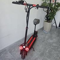 Trottinette électrique pliable 500W, batterie lithium 10500mAh, autonomie 35KM, vitesse 40KMH, IPX5, trottinette électrique pour adultes, capacité 120KG