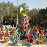 Prix d'usine Flying Dinosaur Kiddie Rides Amusement Park Facility Self-Control Dinosaur Rotating Ride à vendre