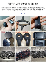 Machine de débavurage et de dégaissage automatique à chenilles, haute efficacité, pour médias plastiques, outil de finition industrielle