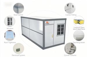 <span class=keywords><strong>Casa</strong></span> Modular Prefabricada en Contenedor, Económica, con Ruedas, para Oficina, Dormitorio, Espacio de Vida - Product Image 2