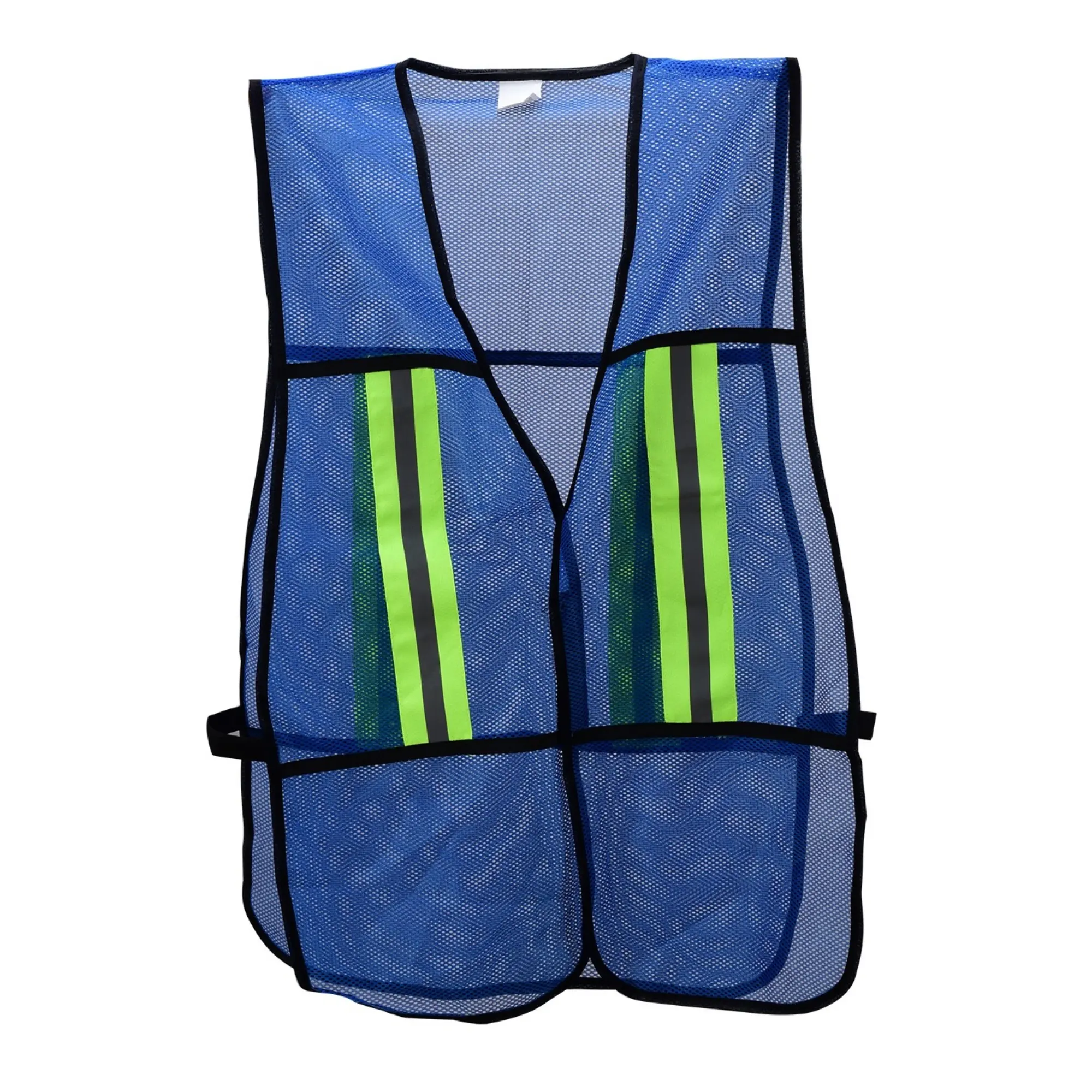 factory direct sale breathable hi vis blue mesh safety vest for Mexico